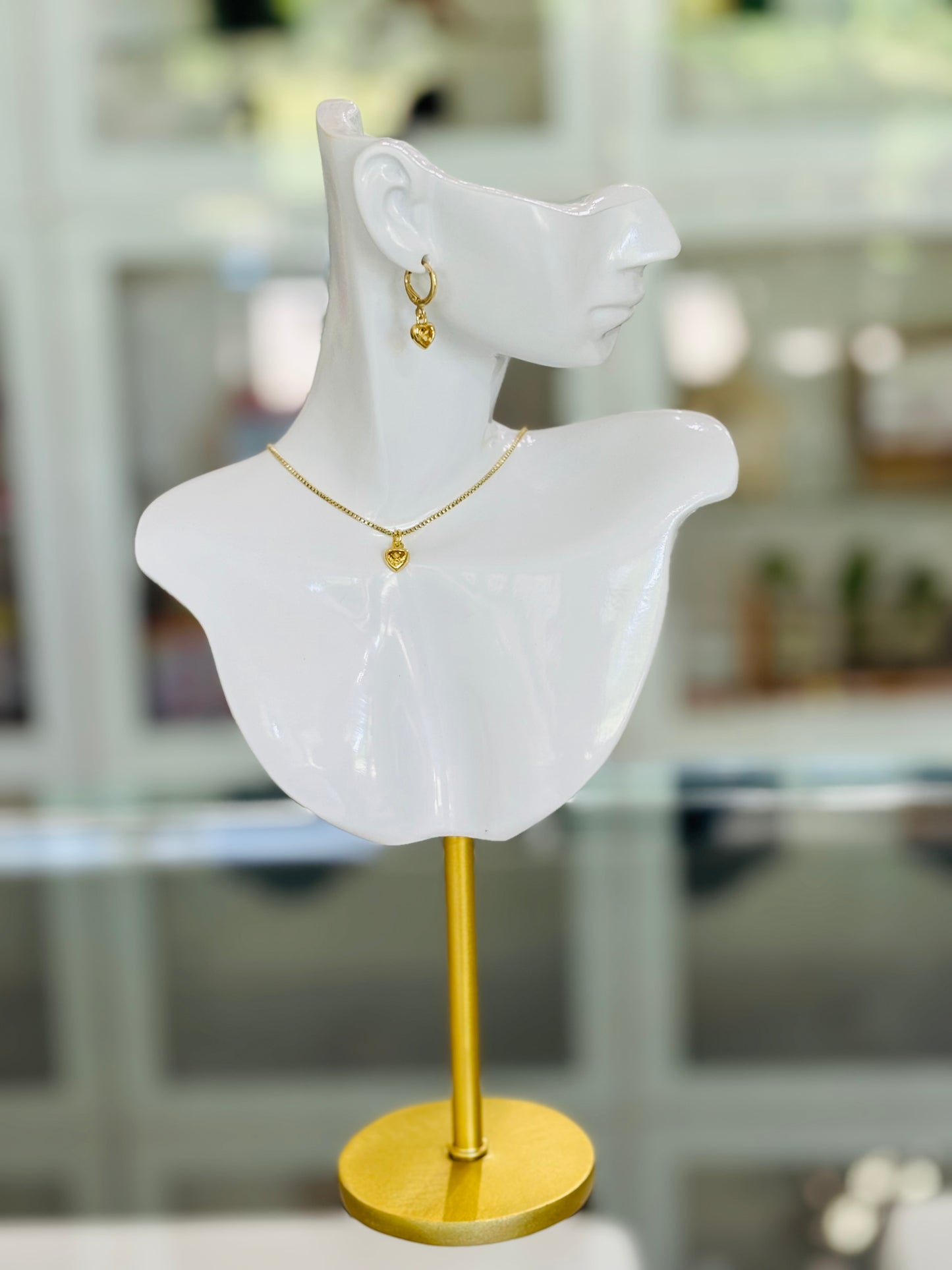 MERAKI DESIGNS- HEART Collection- Yellow Zirconia Heart Charm Set