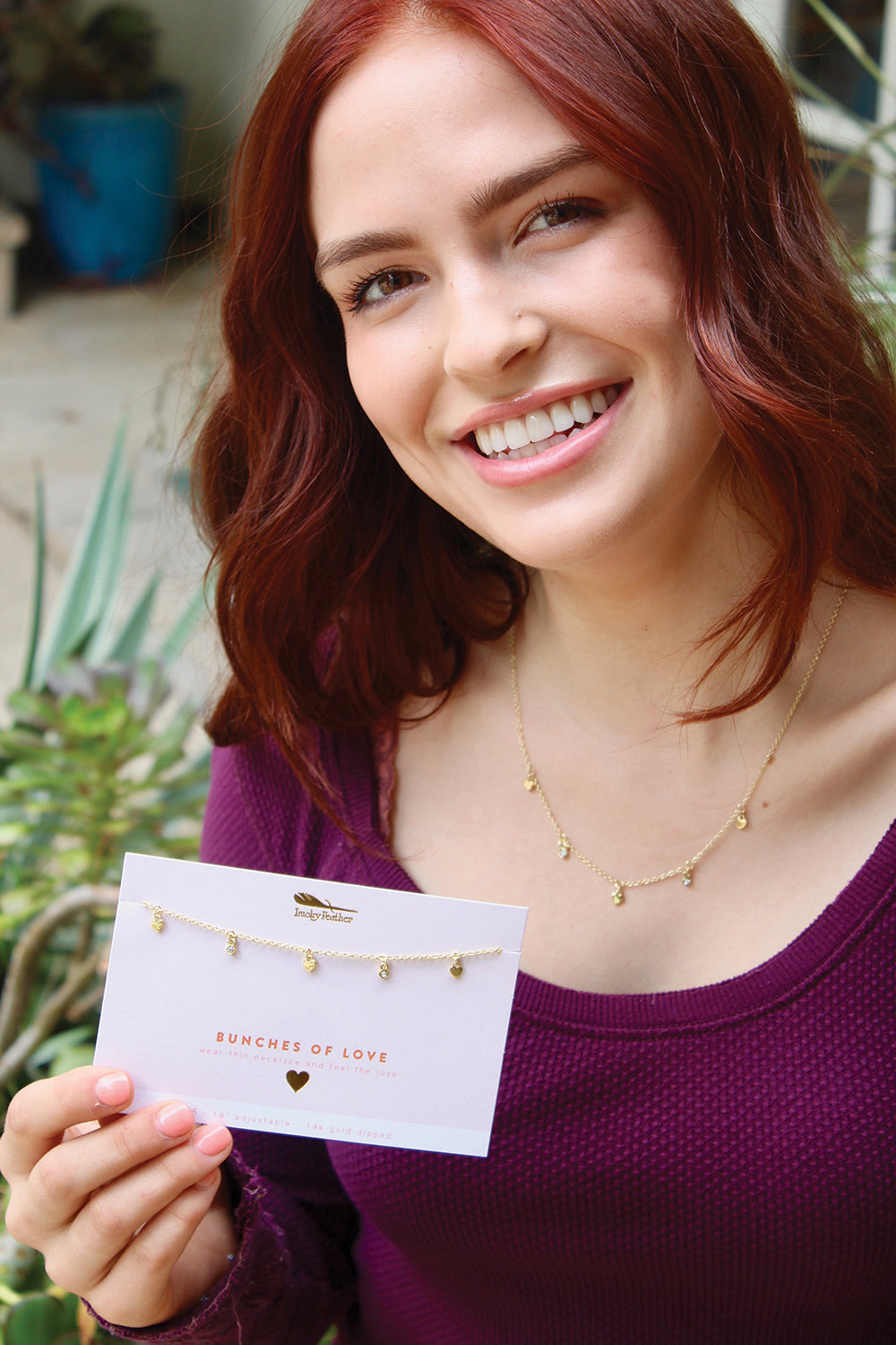 Dangle Necklace-Bunches of Love