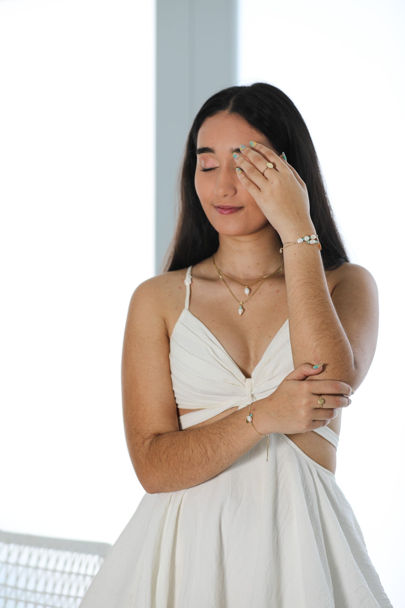 MERAKI DESIGNS (PEARLS)- Our Signature Baroque Pearl Chain Necklace