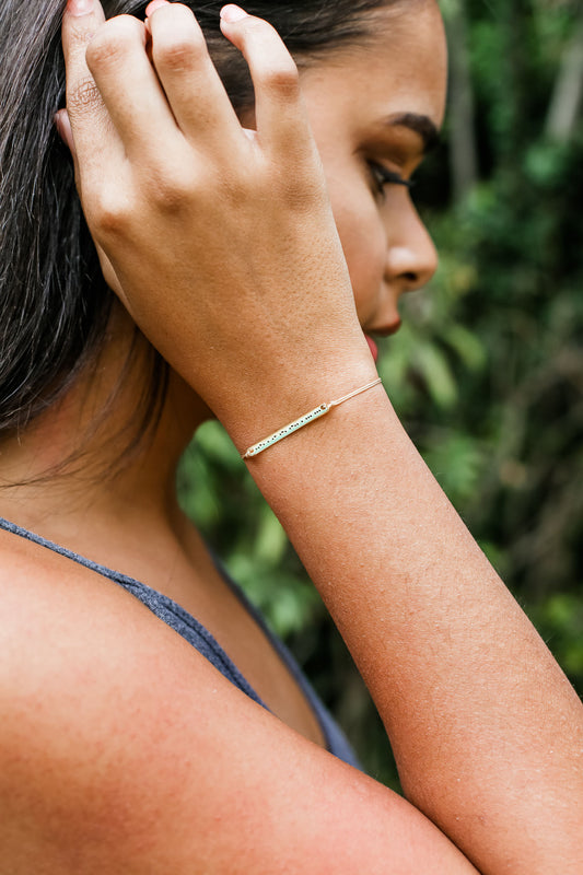 Morse Code Bar- Bracelets