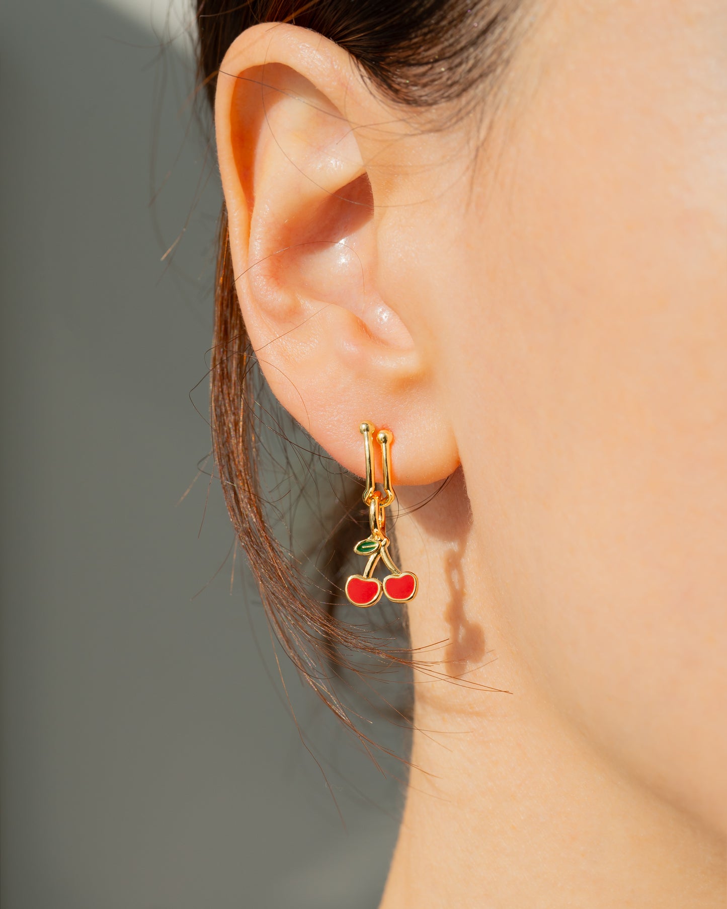 Charm Garden Hoop Earrings