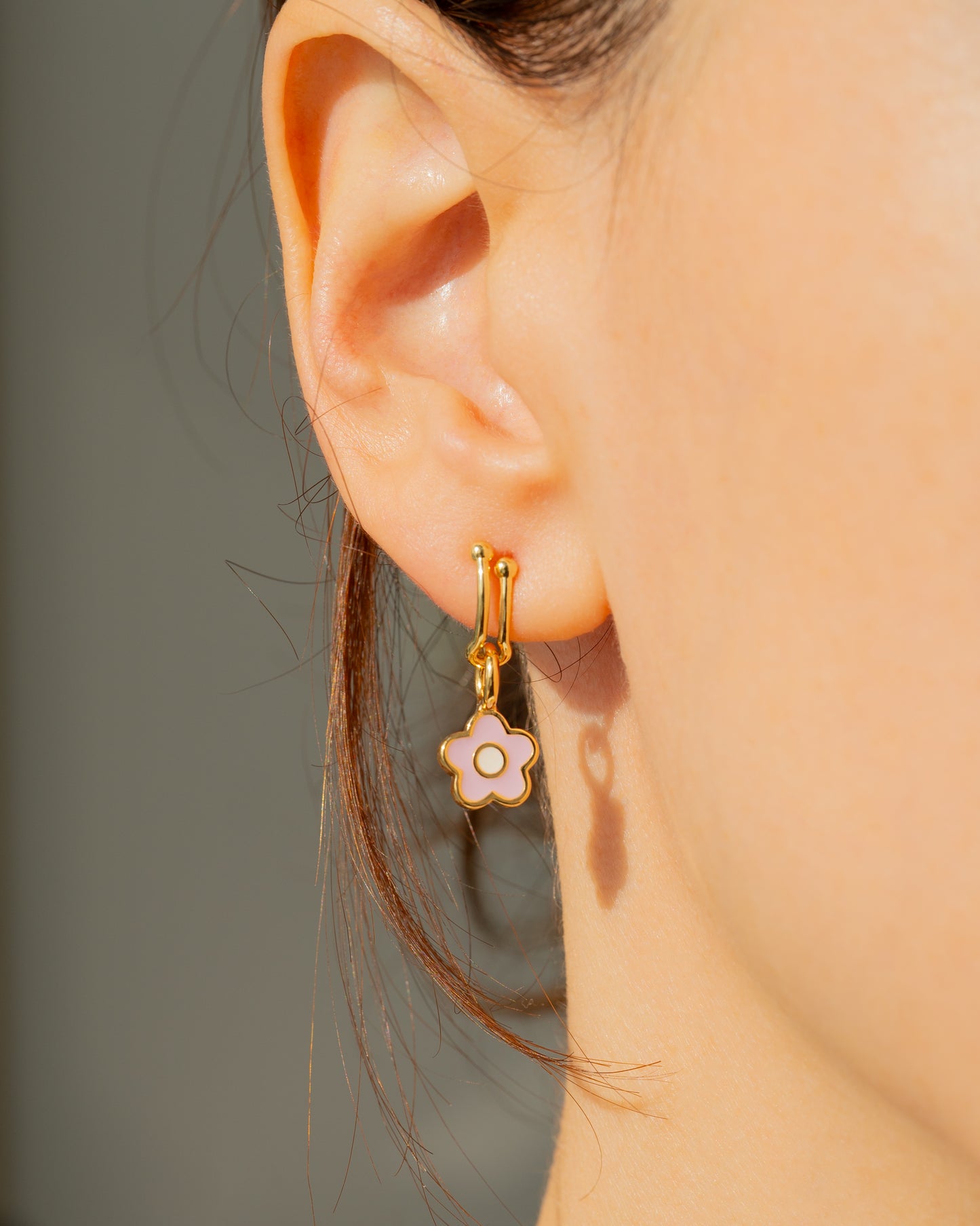Charm Garden Hoop Earrings