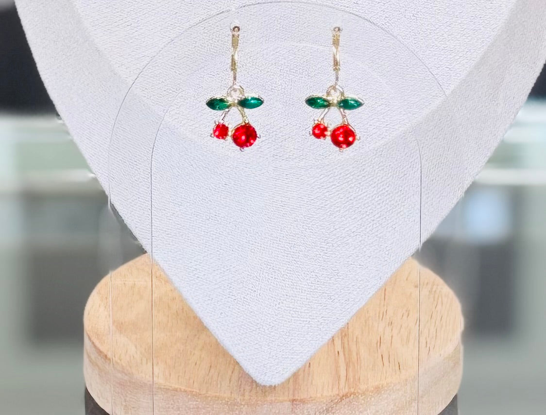 🍒🍒🍒Triple Cherry Pendant Set