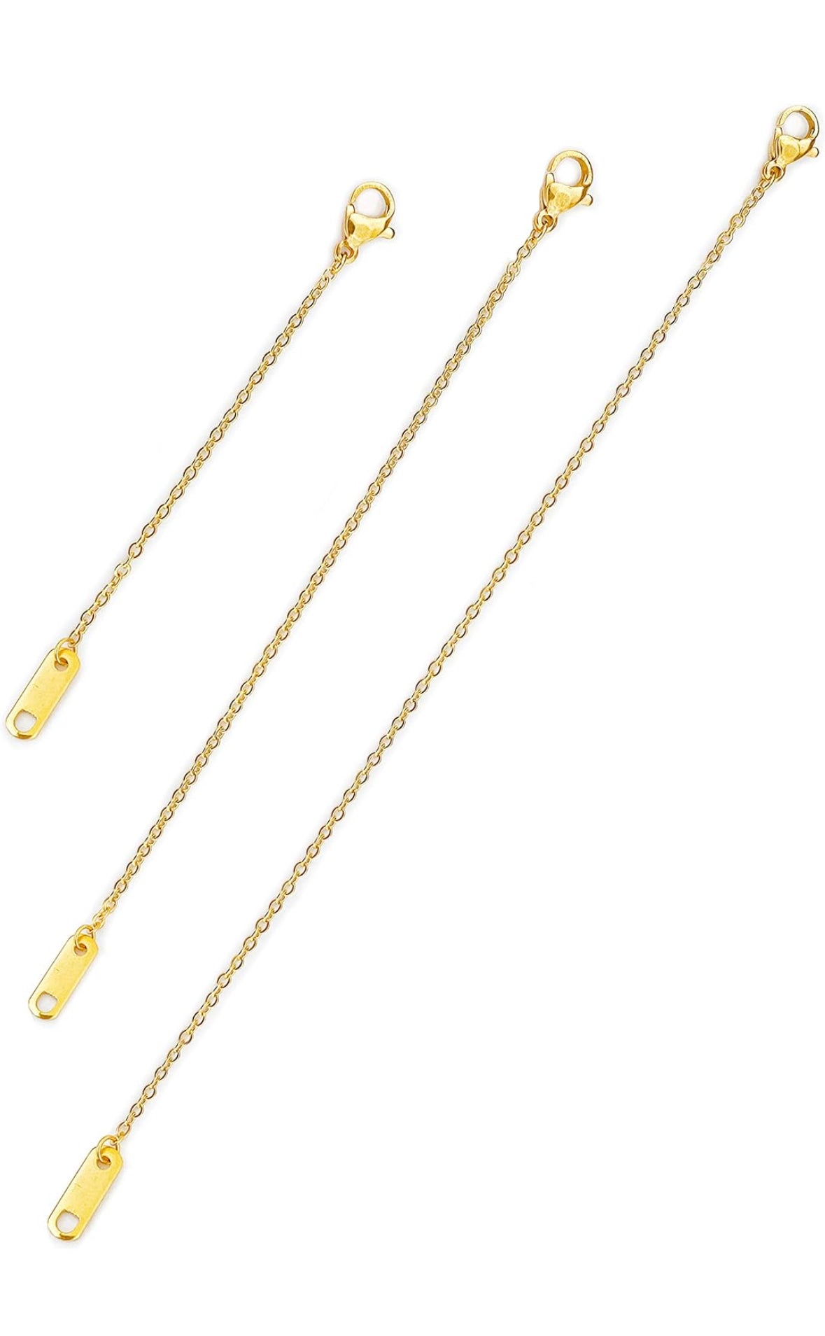 18K Gold plated Chain Extenders