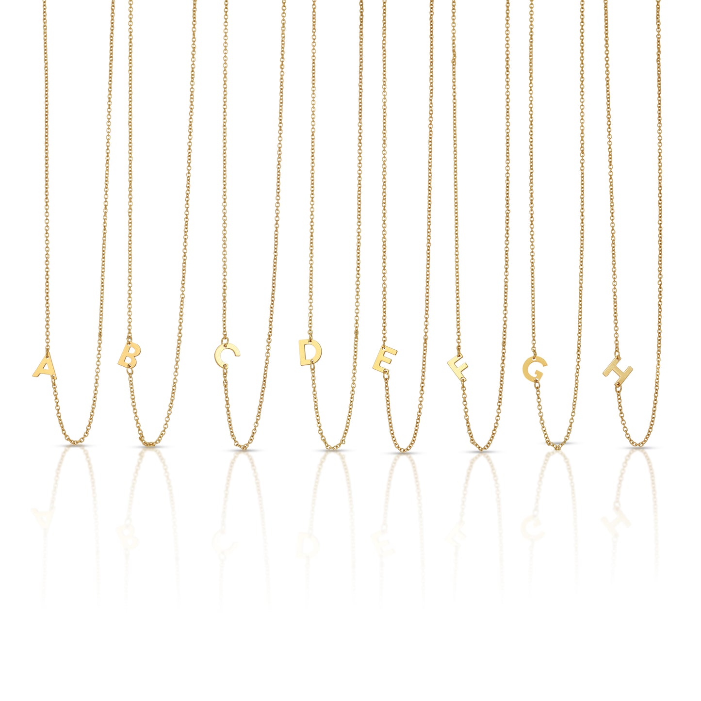 Initial Necklaces