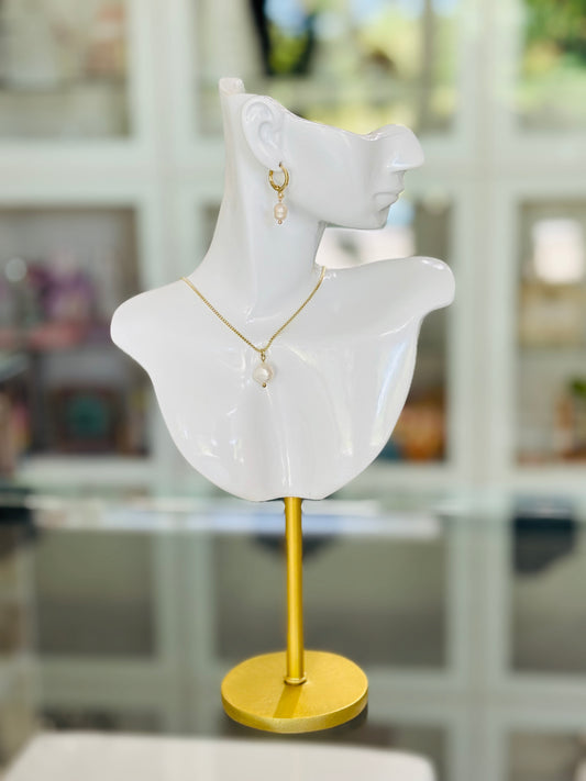 MERAKI DESIGNS (PEARLS)- Our Signature Baroque Pearl Chain Necklace