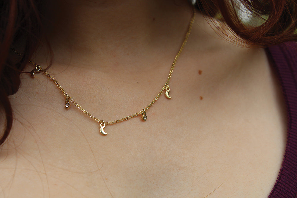 Dangle Necklace-Shoot for the Moon