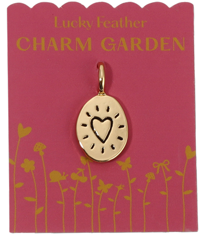 Sparkling Heart Charm