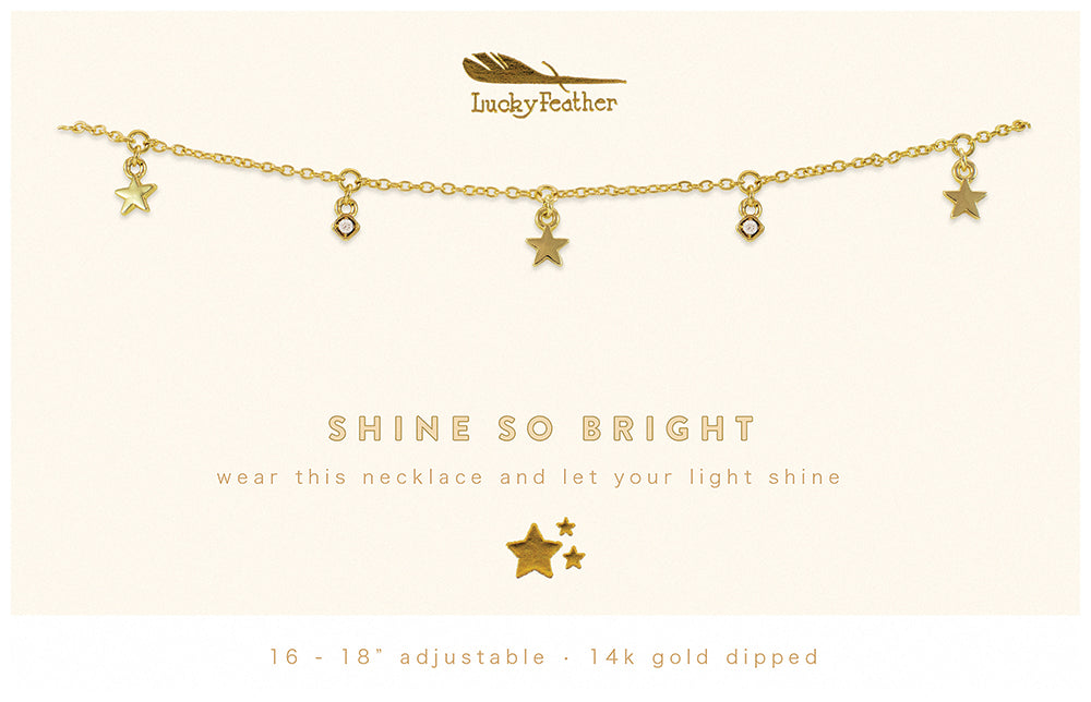 Dangle Necklace-Shine so Bright