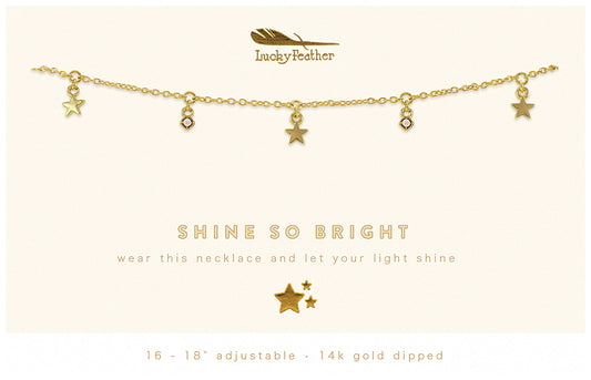 Dangle Necklace-Shine so Bright