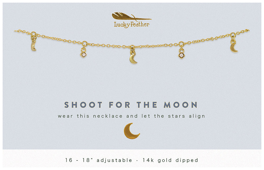 Dangle Necklace-Shoot for the Moon