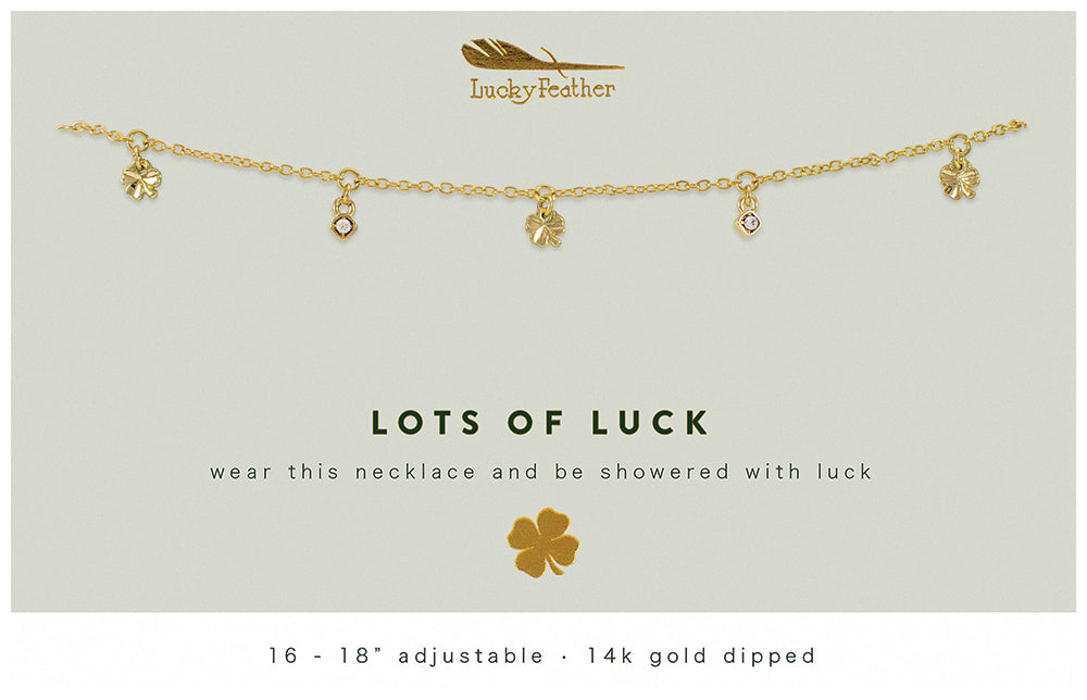 Dangle Necklace-Lots of Luck