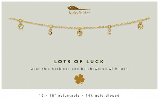 Dangle Necklace-Lots of Luck