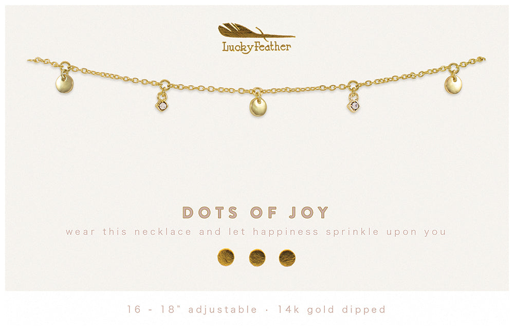 Dangle Necklace-Dots of Joy