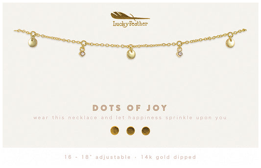 Dangle Necklace-Dots of Joy