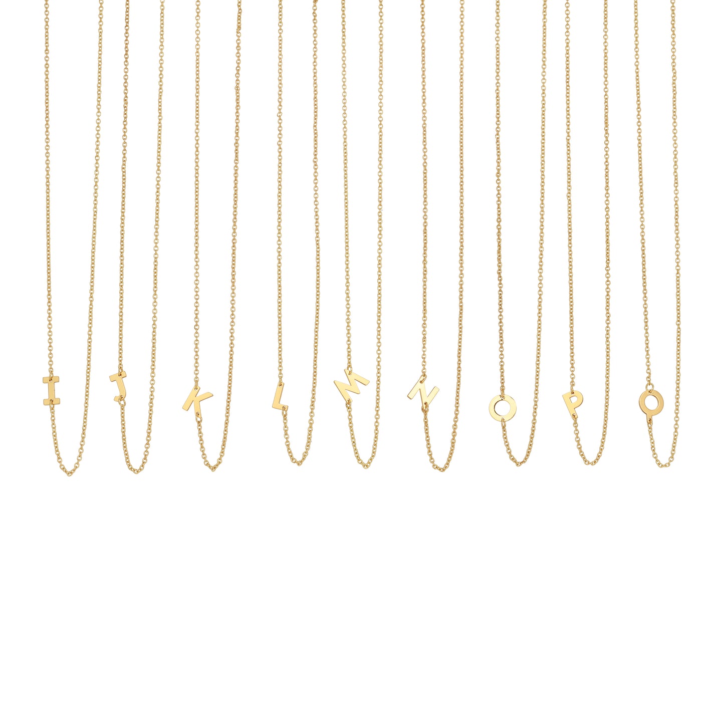 Initial Necklaces