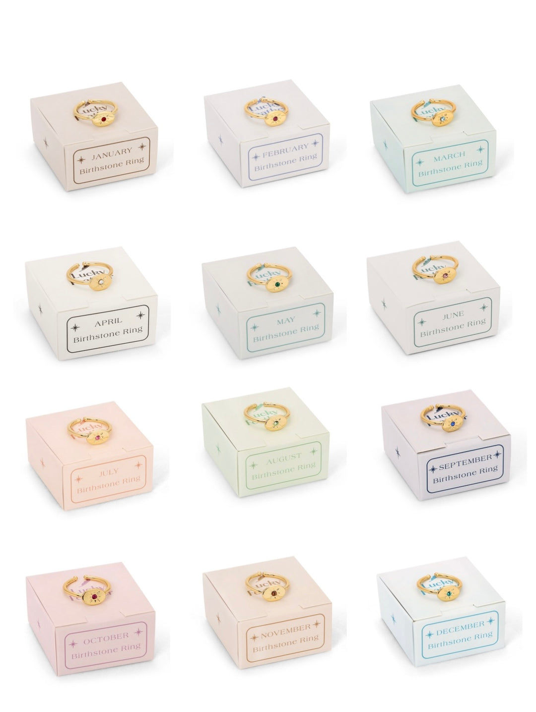 Birthstone Signet Ring Collection