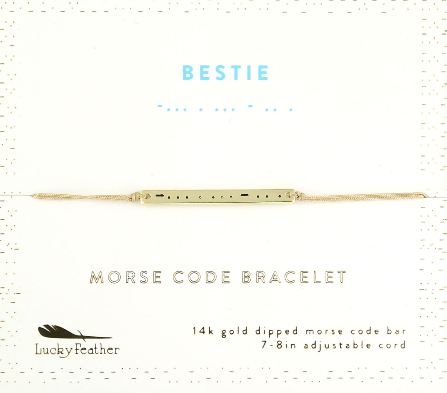 Morse Code Bar- Bracelets