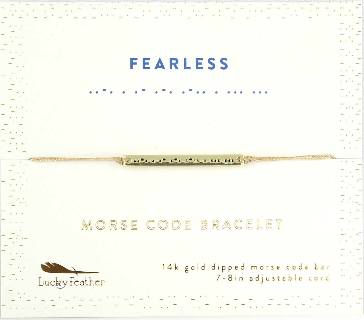 Morse Code Bar- Bracelets