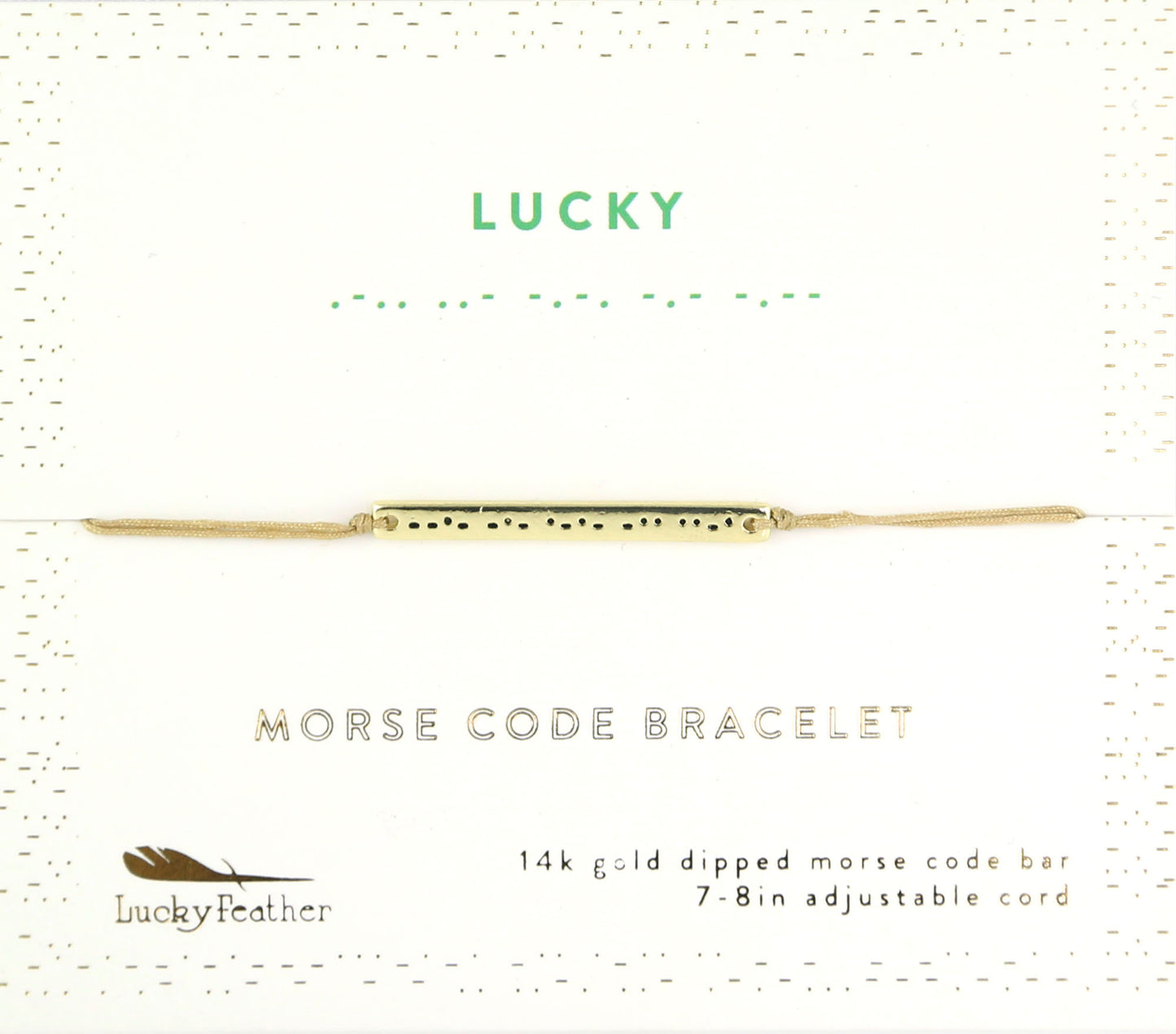 Morse Code Bar- Bracelets
