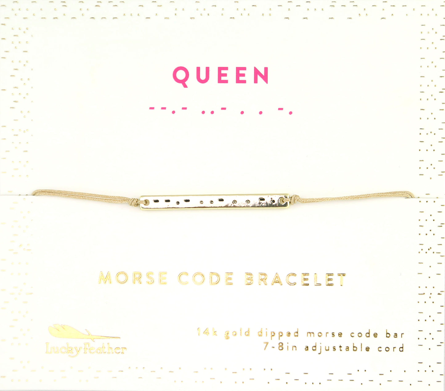Morse Code Bar- Bracelets